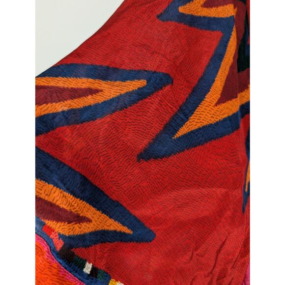 NWT Farm Rio Macaw Show Maxi Dress Sz Lg Boho Witchy Whimsical Artsy Boho - Picture 5 of 15